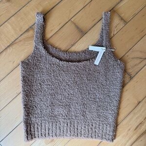 New SKIMS Cozy Knit Cropped Tank L/XL